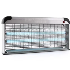 ZANZARIERA ELETTRICA CON DUE LAMPADE A FLUORESCENZA 16W BKL16 PER MOSCHE ZANZARE