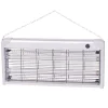ZANZARIERA ELETTRICA SLIM ANTI ZANZARE MOSCHE 2 LAMPADE UV LED 30W 50 X 26 X 6CM