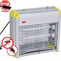 ZANZARIERA ELETTRICA 12W (2X6W) TUBI NEON RAGGI UV PER CASA GIARDINO 220V 50HZ