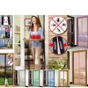 ZANZARIERA MAGNETICA ANTI INSETTI MAGIC MESH PORTE BALCONE FINESTRE 210x95CM