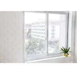 ZANZARIERA PER FINESTRA TENDA ADESIVA TELO ANTI ZANZARE INSETTI BIANCA 150X150CM